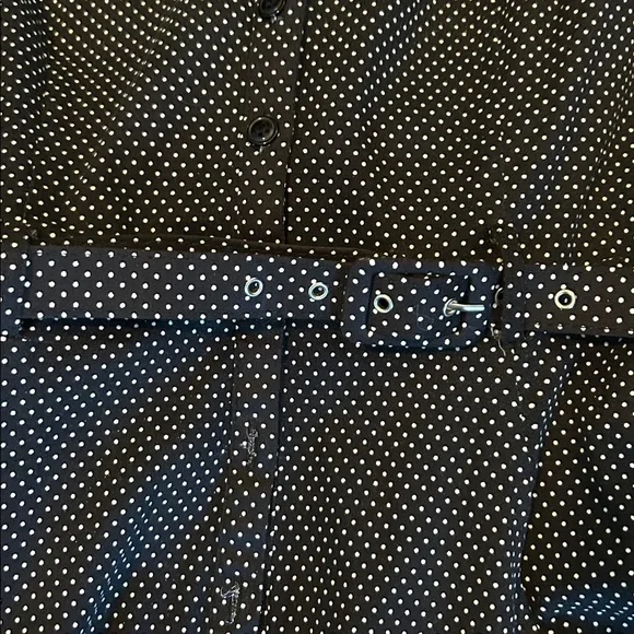Collectif Small Dot Caterina Swing Dress Sz 12 EUC - Picture 5 of 9